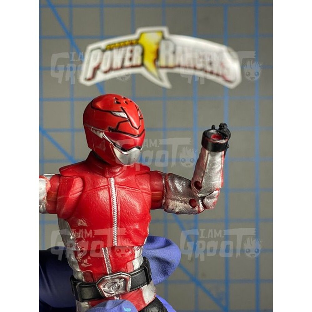 Power Rangers Lightning Collection Red Ranger Beast Morphers Figure Incomplete - Picture 6 of 6